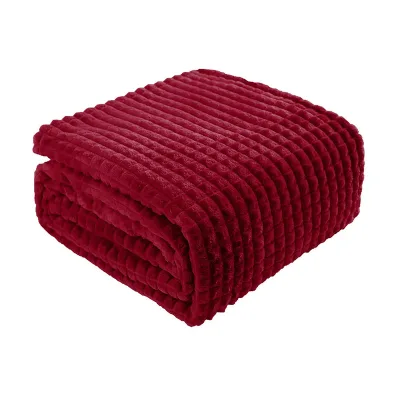 Super Soft Flannel Fleece Material Winter Jacquard Custom Colors Throw Grid Mesh Pattern Bed Pineapple Blankets
