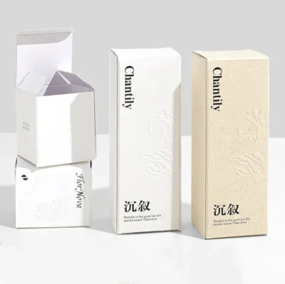 Recyclable Custom Printed Cardboard Color Box Embossed Logo Matte Lamination Custom Size for Jewelry Gift Packaging