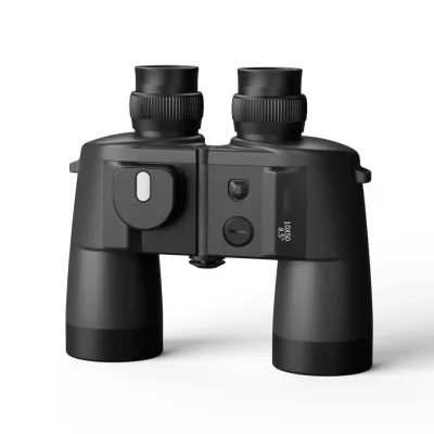 10x50 HD Binoculars With Compass & Rangefinder Waterproof Micro-Light Night Vision for Marine Navigation & Bird Watching