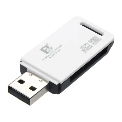 FOSOTO Universal USB 2-in-1 High-speed Card Reader for USB Laptop Computer Macbooks Multi-function SD TF Memory Card Reader