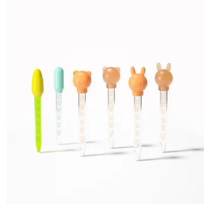 BAOHUI BBET 3ml Oral Syringe Feeding Dropper Silicone Liquid Medicine Dropper for Infants Baby Kids