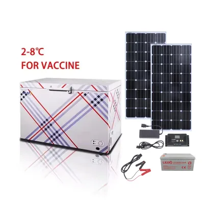 2 to 8 250L Degree Medical Vaccine Storage Freezer Large Capacity Solar Freezer