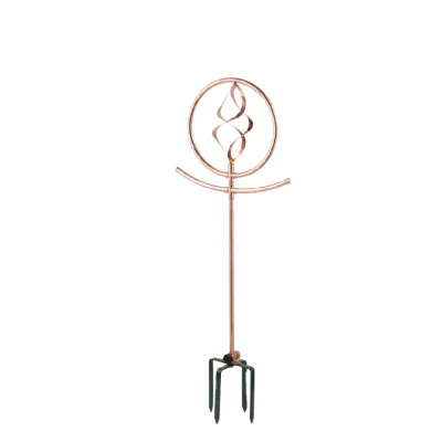 HOSUN Vortex Stainless Steel Copper 30cm Diameter Ornamental Decorative Garden Water Sprinkler 1.4-5.5 Bar Pressure for Lawn