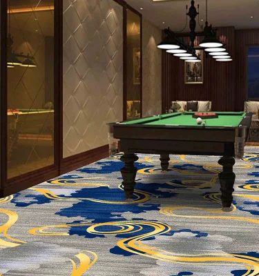 Chinese Custom Printed Carpets Are Sold in the Ballroom of a Luxury Hotel