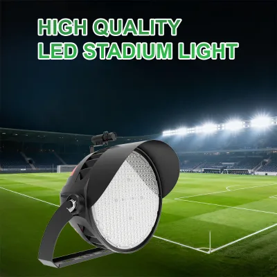 High Bright ETL DLC 300W 800W 1000W IP67 Aluminum Waterproof Energy Saving LED Stadium Floodlight 3000K 5-Year Warranty App