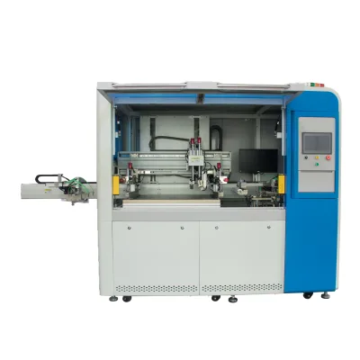 Fully Automatic Screen Printing Printer Machine For Heat Transfer Printing PET Film With Vacuum Printing Table