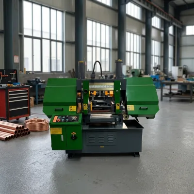 Band Saw Machine with Heavy Duty Double Square Column Different Angles Motor Engine Gear Core Components