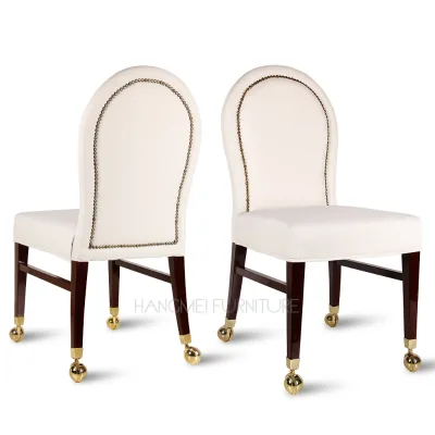 Hotel Furniture Wholesale Price Dining Restaurant Bar Club Metal Banquet With Wheels Casino Chair
