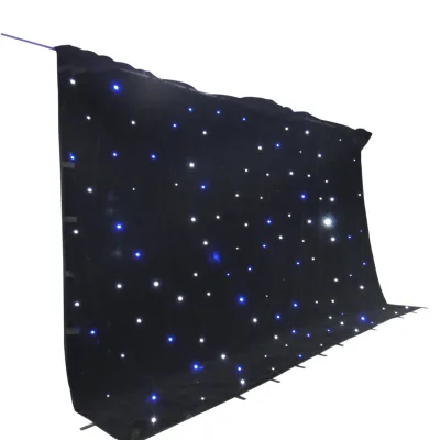 Stage Lighting Wall Decoration Backdrop LED Star Curtain DJ System Professional Star String Lights