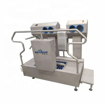 Electric Watering Saving Footwear Boot Washing and Disinfecting Foam Stations Hygiene Disinfection Machine