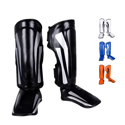 Custom Logo Muay Thai Shin Instep Guards for Calf Leg Protection Shin Instep Guards for Calf Leg
