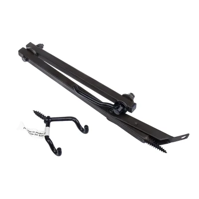 Professional 360 Rotating Gear Hanger Durable 2-Arm Tree Stand Bow Hanger for Hunters Steel Black Convenient Wholesale
