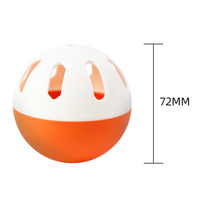 New Design OEM White & Orange Plastic Softball Training Practice Baseball