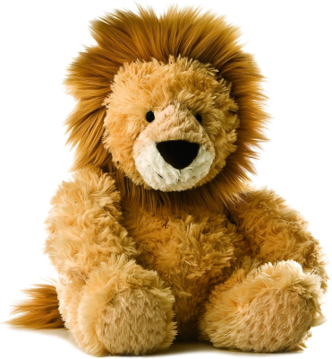Lion Stuffed Animal - Comforting Companion - Imaginative Play - Brown 12 Inches