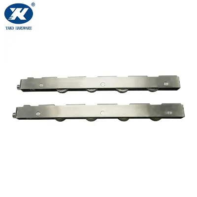 Stainless Steel Four Pulley Bearing Capacity 150 kg Glass Door Sliding Rollers
