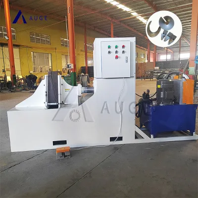 AUGE Brand Stainless Steel Screw Flight Auger Blade Making Machine Cold Rolling Forming Service Equipment