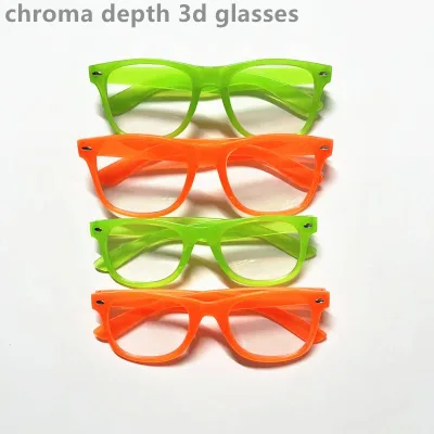 Noctilucent Rpkj Optical 3D Grating Lens Shutter Glasses with Plastic Frame and Light Separation for 50"-80" Virtual Screen