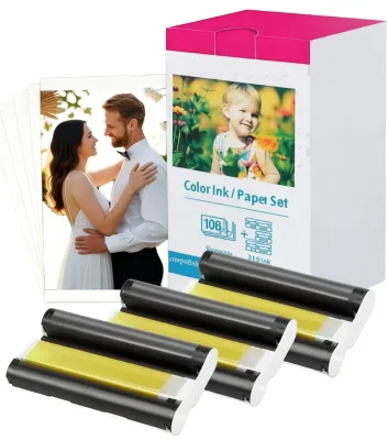 115gsm Rc Glossy Inkjet Waterproof Kp-108in for Cannon CP820 CP810 CP800