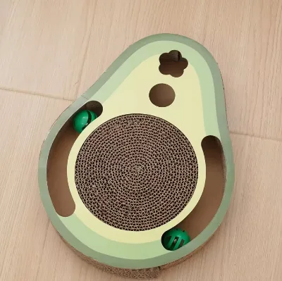 New Design Fruit Shape Watermelon Cat Cardboard Scratcher with Catnip