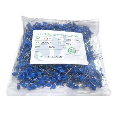 High voltage ceramic safety regulations Y capacitor 250V 400V 102M 222M 472M pin pitch 7.5 10MM ceramic capacitor