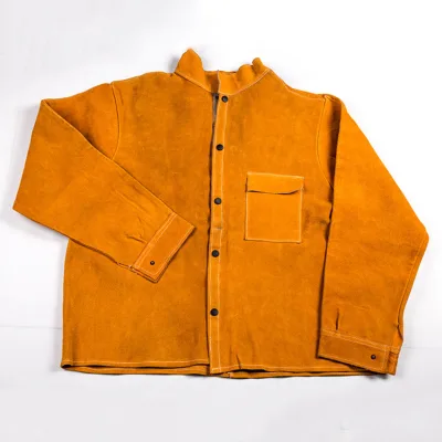 Heavy Duty Welding Work Wear Jackets Leather Fire Retardant Working Clothes for Welder Working Uniforms