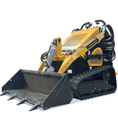 Factory Supply Hydraulic Skid Steer Loader Small Garden Diesel Skid Steer Loader With Track Low Price 500kg Minicargador Loader