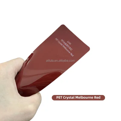 High Glossy Crystal Vinyl Wrap Red Glossy Car Wrapping Paper Car Adhesive Vinyl Roll Motorcycle Sticker