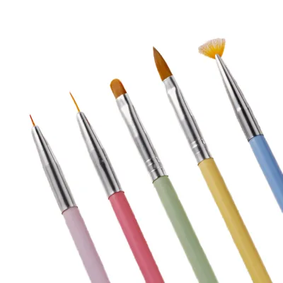 Synthetic Wool Plastic Handle Multi-brush Nail Brush