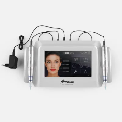 Derma Pen V8 Microneedle Microblading Machine Permanent Makeup Digital Aesthetic Tattoo Derma Pen 4 Cartridges