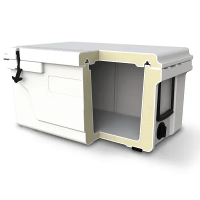 65 Quart Rotomolded Super Large Ice Chest Holds Ice up to 7 Days Ice Cooler