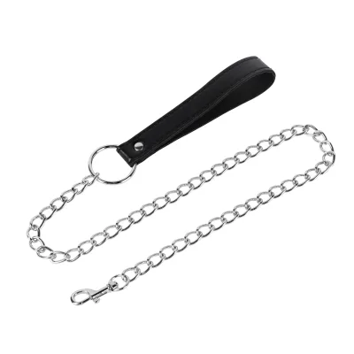 Personality Luxury Traction Leather Collar Necklace BDSM Slave Bondage Collar Adult Sex Toys