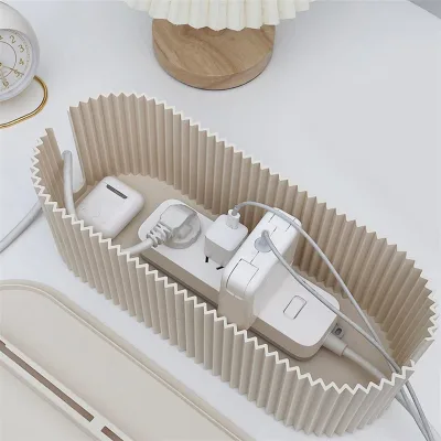 Nordic Plug Board Storage Box Cable Wire Organizer Case Socket Wireless Wifi Router Bracelet Desktop Data Line Plug Holder Shelf