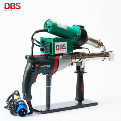 3700W Heat Gun Plastic Welder with Strong Power Metabo Drill for HDPE,PP