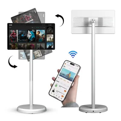 Wholesale 21.5" LCD Gaming Monitor Smart Display Portable TV With Stand Digital Signage Mobile Television for Esports