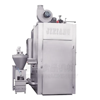 Double Door Multifunction Automatic Meat Processing Cooking Smoking Chamber Machine Machinery With Best Price