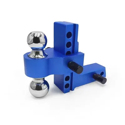 Manufacturer Direct Selling Adjustable Double Ball Head Car Trailer Hitch Aluminum Alloy Forged Trailer Parts & Accessories