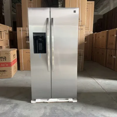 606 Liter 110V Two Door Refrigerator Household Double Door Refrigerator Display Screen Household Refrigerator