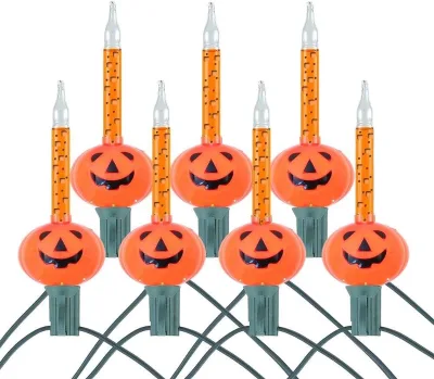 Pumpkin Bubble Lights Night Lights