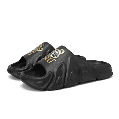 Factory Wholesale Anti-slip Super Soft New Design and Breathable Mens Slippers