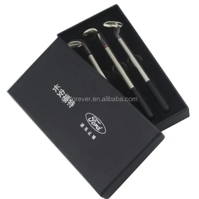 3 Pieces Golf Pen Set with As for Golf Club Gift