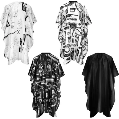 47" X 55" Professional Waterproof Hair Styling Barber Cape Nylon Haircuting Salon Capes Gown Hair Salon with Snap Closure