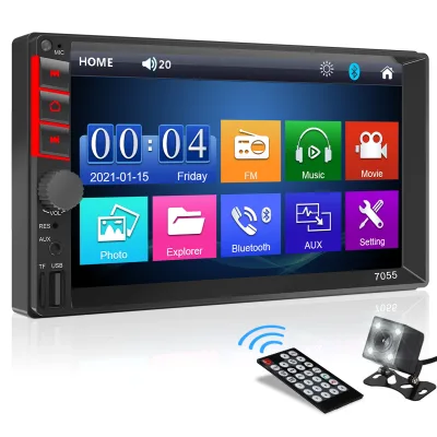 7055 2Din Universal Car Radio Mirrorlink 2din 7 Inch Car Stereo Touch Screen Autoradio MP5 With FM USB SD