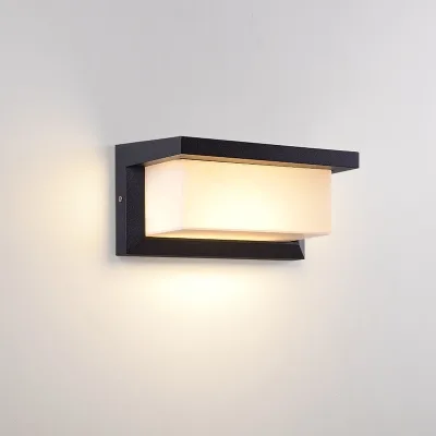 Solar Wall Light Outdoor Waterproof Garden & Home Entrance No Wiring Required Light-Controlled Sensor LED SMD Geometry Design