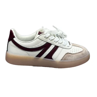 2024 Hot Sale Unisex Flat Casual Shoes Pu Leather Upper Fashion Designer Popular Skateboard