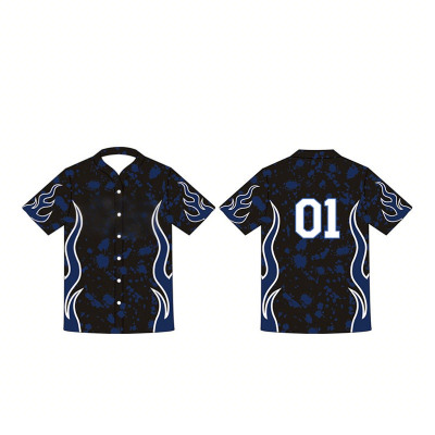 Hot Sales Vintage Short Sleeved Best Digital Printed Breathable Kapital Baseball Jersey