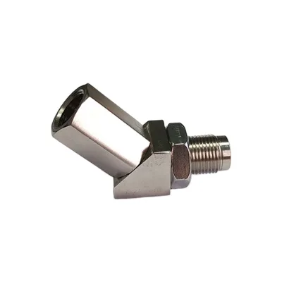 Universal 135 Degree O2 Oxygen Sensor Extender with Built-in Catalytic Converter, M18x1.5 Thread for Exhaust Systems
