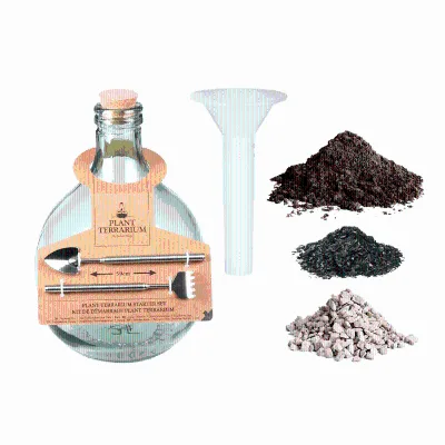 DIY Eco-Friendly Glass Plant Terrarium Kit with 5L Bottle Hanging Outdoor Planter