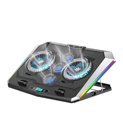Portable USB Laptop Radiator Desk Stand Dual Laptop Cooling Fan Gaming Computer Bracket Foldable Rack Holder