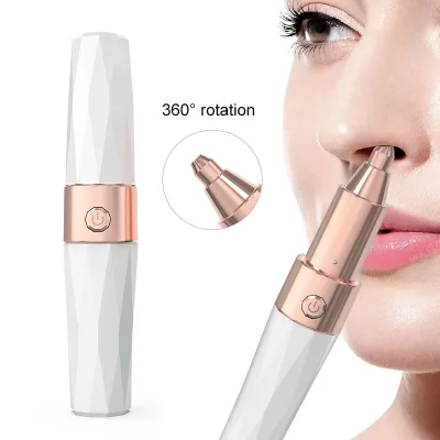 Portable Eyebrow Trimmer Electric Hair Remover Facial Hair Trimmer for Women Electric Eyebrow Trimmer Epilator