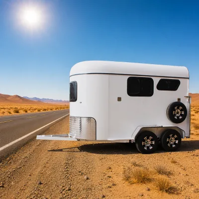 2 Horse Angle Trailer Budget Horse Float